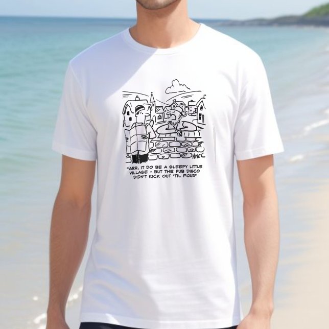 T-shirts Aldeia sonolenta por causa da discoteca de pub tar (Criador carregado)