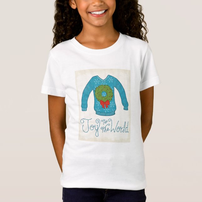 T-shirts Alegria ao mundo - camisola de Apple selvagem | do (Frente)
