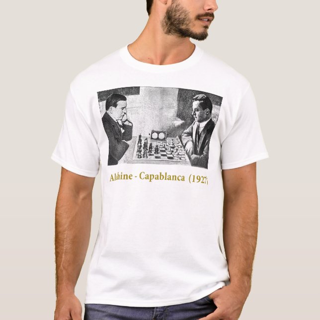 T-shirts alekhine-capablanca (Frente)