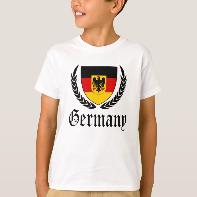T-shirts Alemanha Crest (Frente)