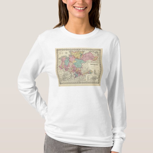 T-shirts Alemanha do norte 2 (Frente)