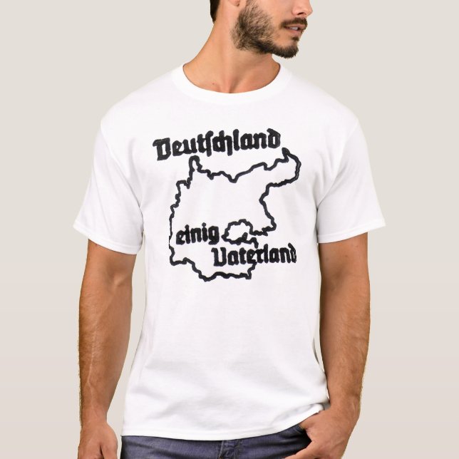 T-shirts Alemanha Einig Vaterland (Frente)