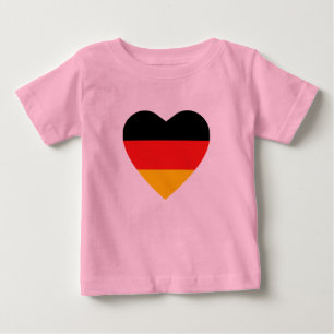 T-shirts Alemanha Flag Heart Shirt