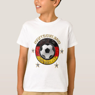 T-shirts Alemanha Futebol Flagge Vier Sterne