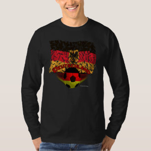 T-shirts Alemanha quebra a Capa longa Nano dos homens do