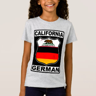 T-shirts Alemão da Califórnia americano