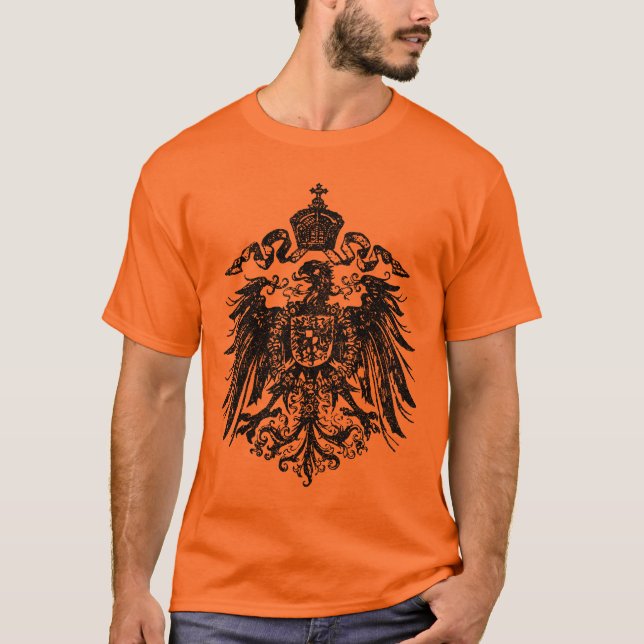 T-shirts Alemão imperial Eagle (Frente)