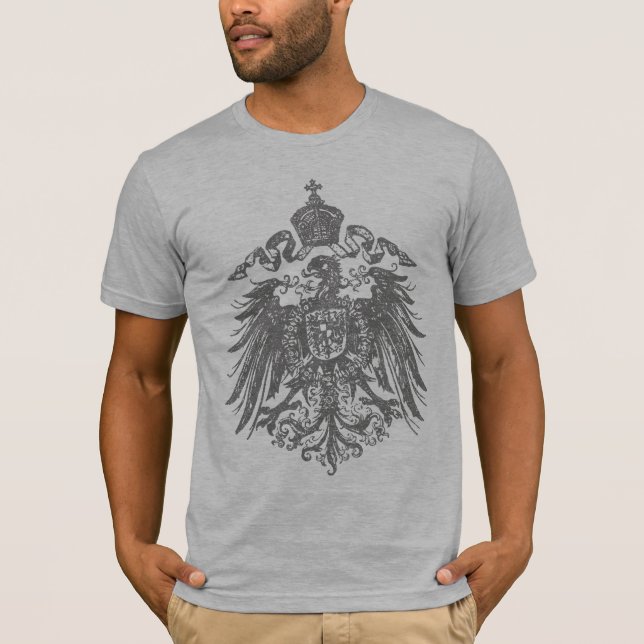 T-shirts Alemão imperial Eagle (Frente)