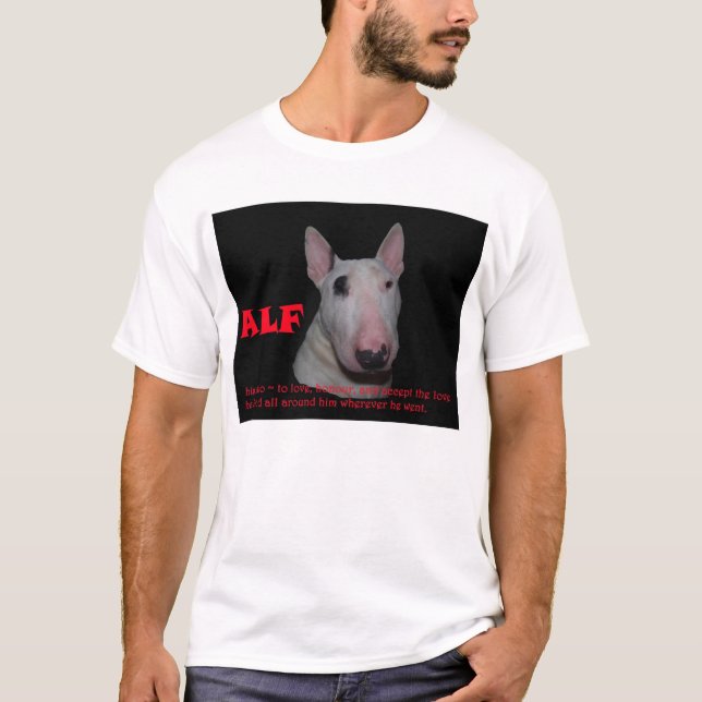 T-shirts ALF que aceita o amor (Frente)