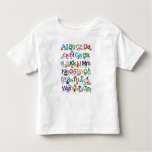 T-shirts Alfabeto do divertimento