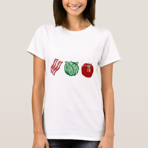 T-shirts Alface do bacon & tomate - o BLT!