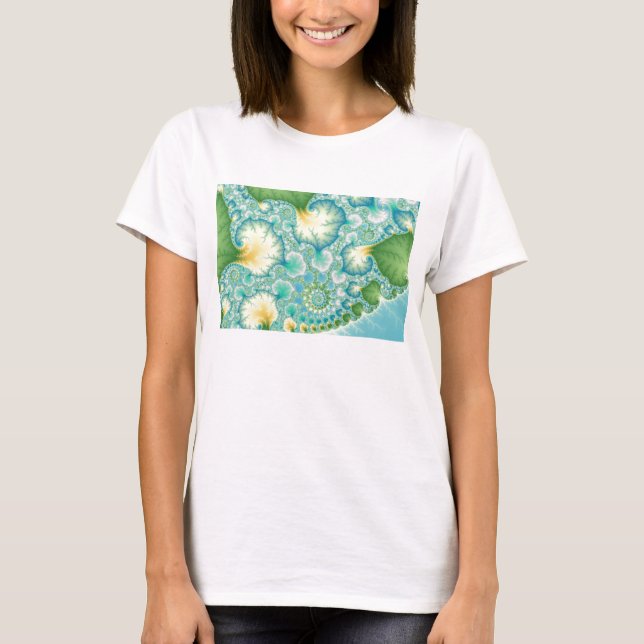T-shirts Algas - Fractal (Frente)