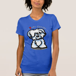T-shirts Algodão de Tulear Amante