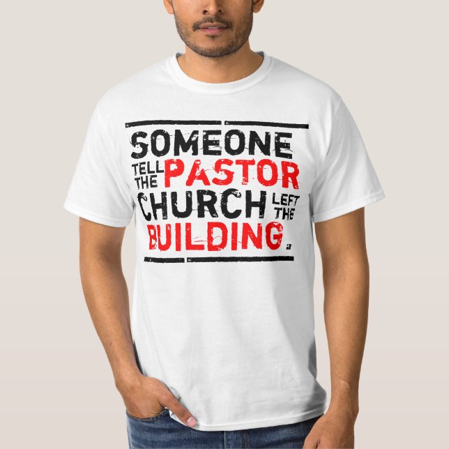 T-shirts alguém diz o pastor! (Frente)