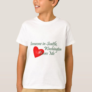 T-shirts Alguém em Seattle ama-me