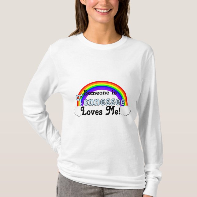 T-shirts Alguém em Tennessee ama-me (Frente)