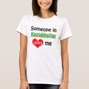T-shirts Alguém no Cazaquistão me ama