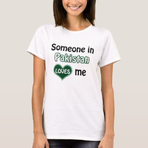 T-shirts Alguém no Paquistão me ama