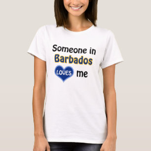 T-shirts Alguém nos Barbados me ama