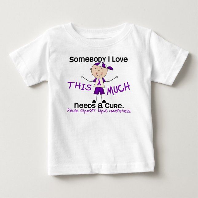T-shirts Alguém Que Eu Amo - Lupus (Rapaz) (Frente)