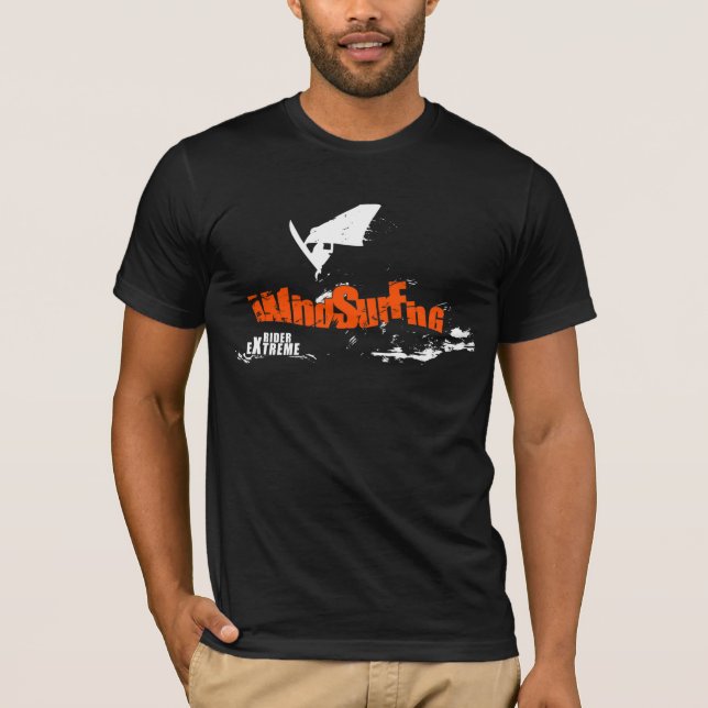 T-shirts Algum tshirt windsurfing da cor para passeios (Frente)
