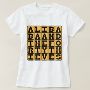 T-shirts Ali Baba E Os Quarenta Ladrões, História das 1001 