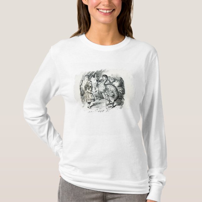 T-shirts Alice encontra o Dodo (Frente)