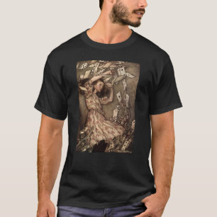 T-shirts Alice pululou por cartões de jogo