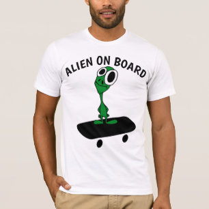 T-Shirts alienígena DE SKATEBOARDING