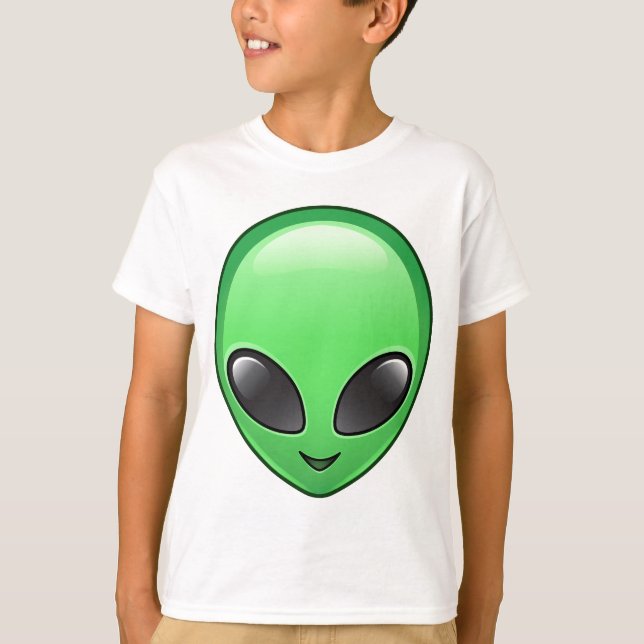 T-shirts alienígena emoji (Frente)
