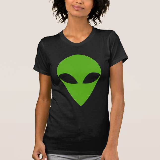 T-SHIRTS ALIENÍGENA VERDE (Frente)