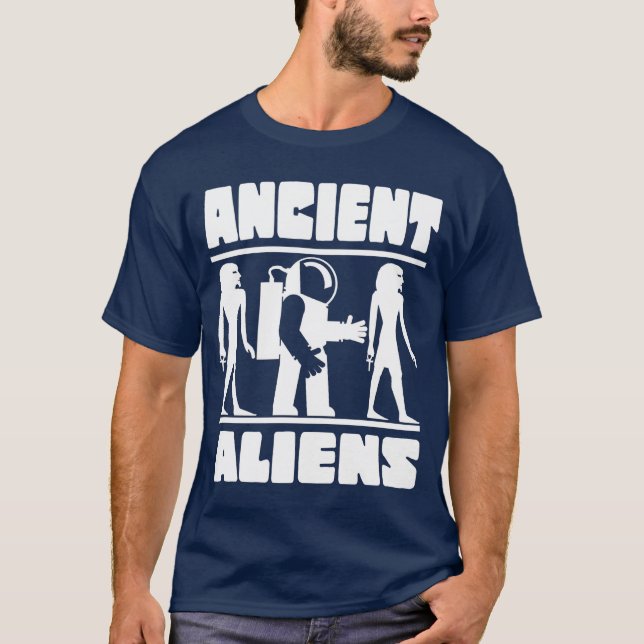 T-shirts aliens antigos (Frente)