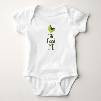 T-shirts Alimente-me ・ Equipamento monstro para bebês