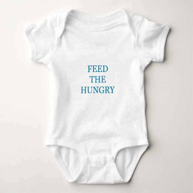 T-shirts Alimente os famintos (Frente)