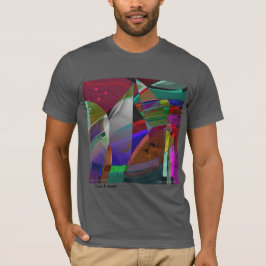 T-shirts Aliteração abstrata