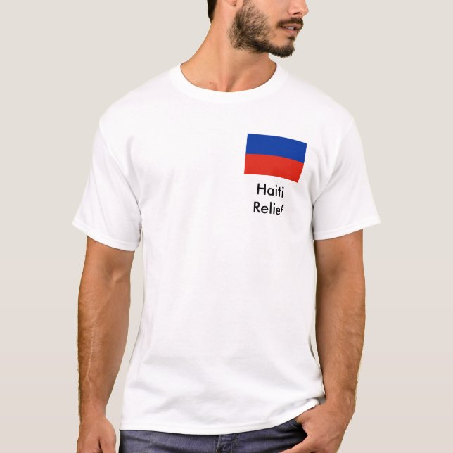 T-shirts alivio de haiti, Haiti (Frente)
