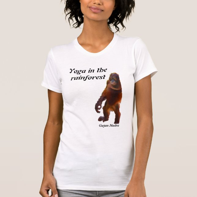 T-shirts Alívio de tensão de Mudra da ioga (Frente)