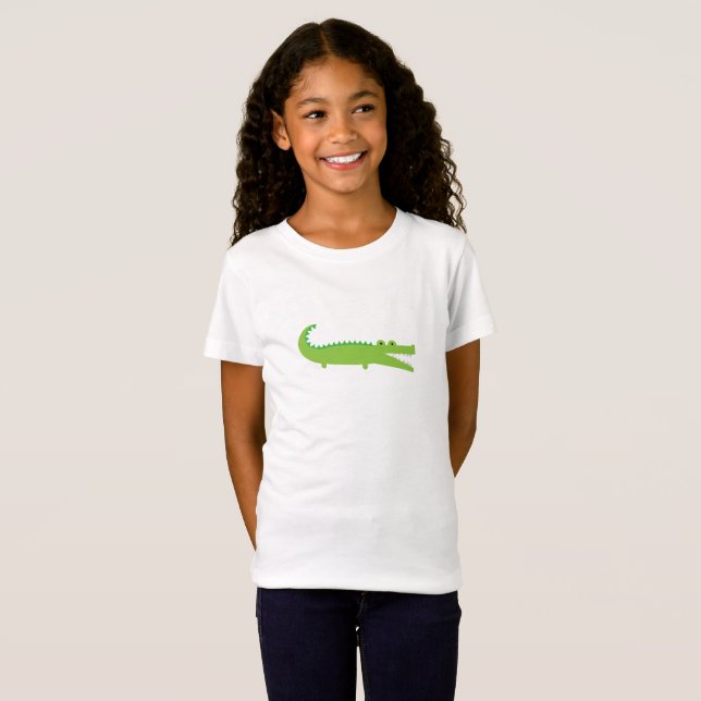T-shirts Alligador Verde (Frente Completa)