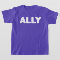 Ally LGBT Hetero Allies Spirit Day White Purple