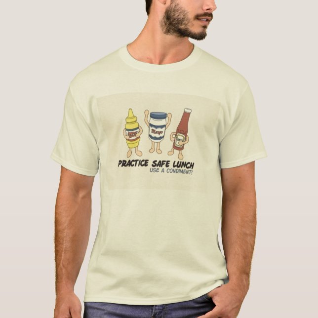 T-shirts Almoço seguro (Frente)