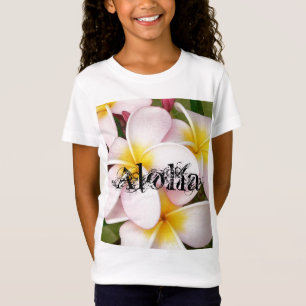 T-shirts Aloha Hawaiian Frangipani Blossoms Plumerias