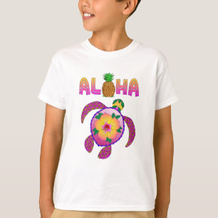 T-shirts Aloha Hawaiian Honu Turtle
