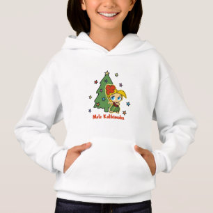 T-shirts Aloha menina de Hula loura do Natal dos méis