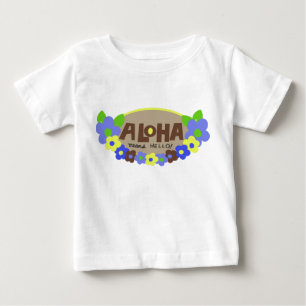 T-shirts Aloha significa Hello Hawaiian Floral