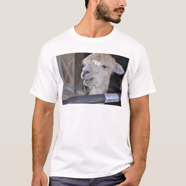 T-shirts Alpaca, Branco (Frente)