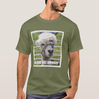 T-shirts Alpaca irritada
