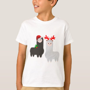 T-shirts alpacas de renas de natal