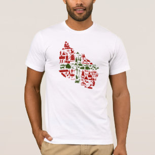 T-shirts alpargata “Bornholm logótipo” cavalheiros