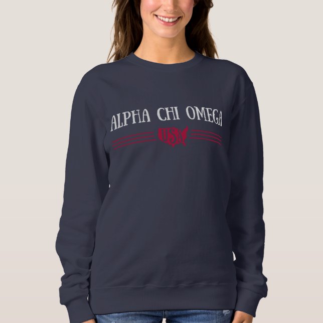 T-shirts Alpha Chi Omega - EUA (Frente)