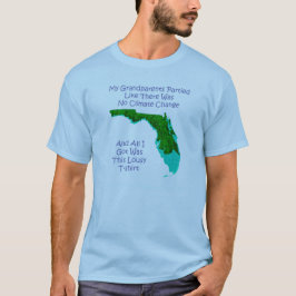 T-shirts Alterações climáticas - azul